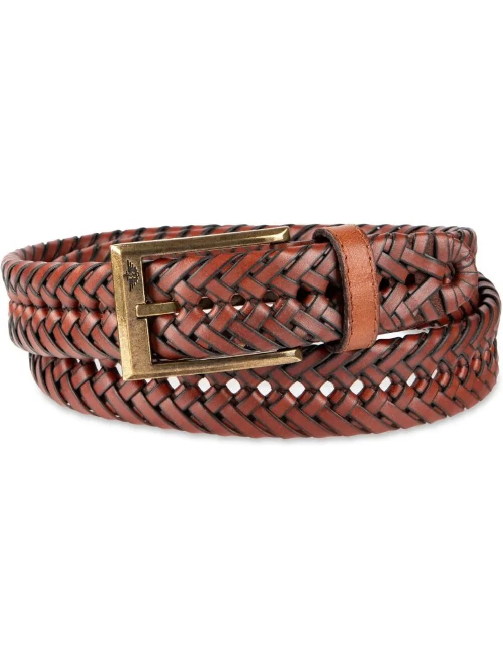 Braided Leather Belt for Men, Fully Adjustable Casual Strap for Everyday Style